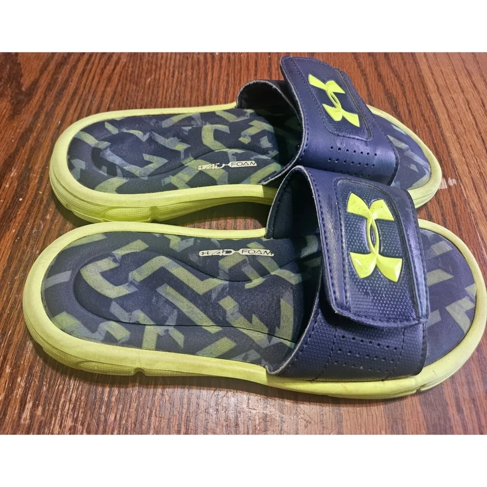 Under Armour Youth 4D Foam Slide Sandals